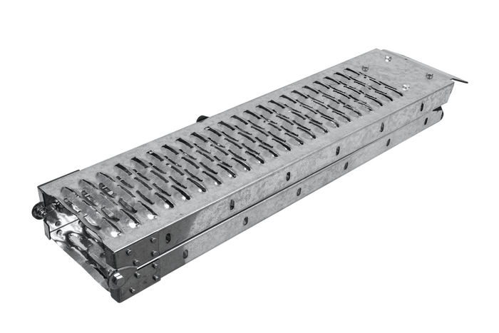 UNITRAILER ALR004B kokkupandavad haagissuvilate kaldteed, terasest pealesõiduteed, 190 cm, 400 kg, 2 tk komplekt