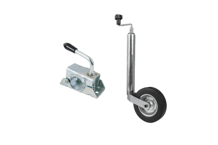 Tõukeratas klambriga KNOTT TK48+LB48 150kg 48mm 480-700mm