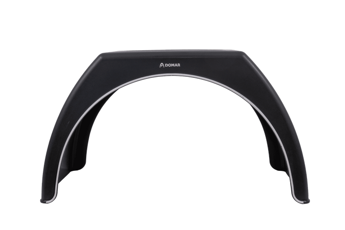 Topeltporitiib haagisele 15-16" DOMAR DK3120 lameda rattakoopaga 1000/510mm valge veljega