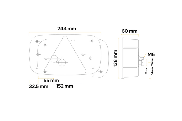 ASPÖCK Multipoint III tagatuli, 8 funktsiooni, parem