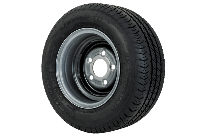Tugevdatud ratas haagisele REHV LINGLONG 195/55 R10C 98/96N RIM UNITRAILER 6Jx10"H2 5x112 ET:-4