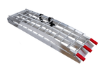UNITRAILER ALR002 kokkupandavad alumiiniumist haagissuvilate kaldteed 221cm 680kg rihmaga, 2 tk komplekt