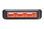 Hoiatuslamp WAŚ 2466 W285 Vilkuv LED-tuli oranž MASTER/SLAVE