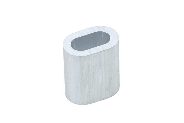 Alumiiniumist ühendusdetail DROMET ZLA.4 köitele, hülss 4 mm köitele