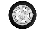 Tugevdatud ratas haagisele KENDA REHV 195/50 R13C 104/102N STARCO ALU VELJED 6Jx13"H2 5x112 ET:30
