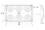 HORPOL LWD2154 LED 990lm autosalongilamp